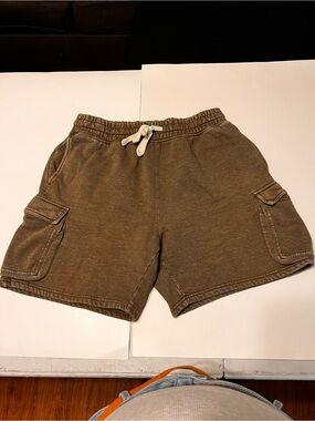 Forever 21 Olive Green Cargo Drawstring Shorts size medium